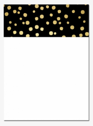 Black And Gold Confetti - 2520 Lafayette Papers