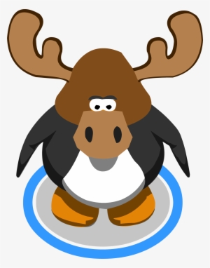 Zeus The Moose Head In-game - Grey Beard Club Penguin