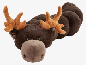Pillow Pets Chocolate Moose Bodypillar - Chocolate Moose Plush Pillow Pet