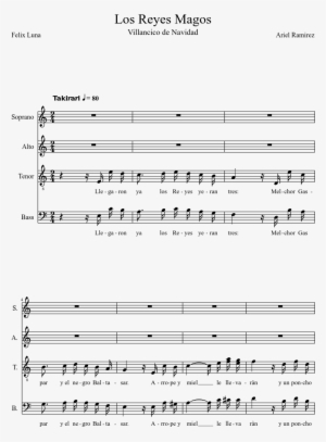 Los Reyes Magos Sheet Music Composed By Ariel Ramirez - Sheet Music