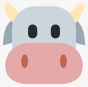 Cow Face Cartoon - Cow Face Emoji