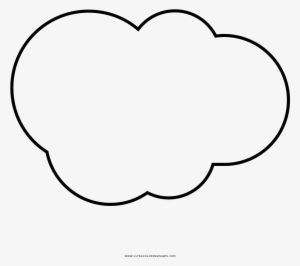 Cloud Coloring Page - Heart