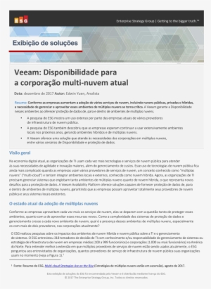 Disponibilidade Para A Corporação Multi-nuvem Atual - Jean Seignalet