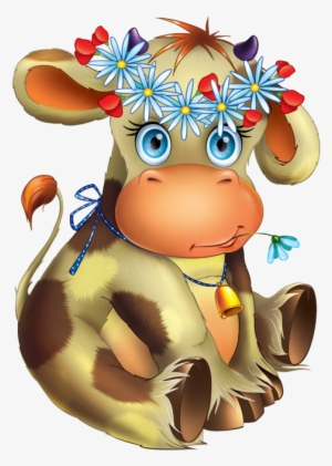 Rosinka (506x700, 429kb) Cute Art, Cartoon Cow, Needlework - Gelukkige Lente Lente Dag