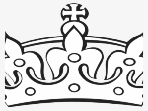 Drawn Crown Line Drawn - Kings Crown Clipart Black And White