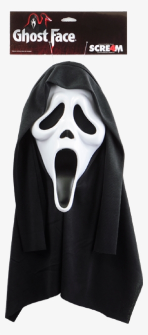 Scream Ghost Face Mask, White, Large - Neca Scream Clothed 8 Inch Figure Ghost Face