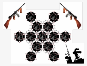 This Picture Was Drawn Using Diamond Structure Visualisation - Firearm