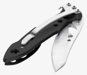 Skeletool Kb Pocket Knife, Black, Knife Blade Partially - Leatherman Skeletool Kb 832385