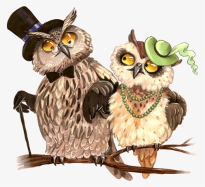 Posh Owl Couple