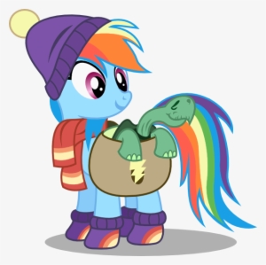 Boots, Clothes, Cute, Hat, Rainbow Dash, Safe, Scarf, - Rainbow Dash Winter Clothes