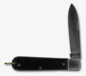 3 1/2" Pocket Knife Blackwith Key - Invin