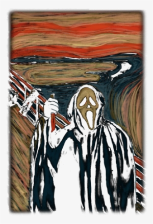 The Screaming Ghostface - Painting