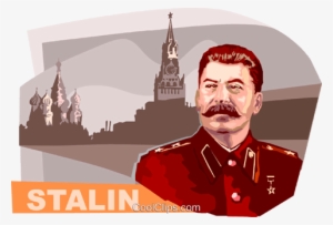 Joseph Stalin Royalty Free Vector Clip Art Illustration - Joseph Stalin