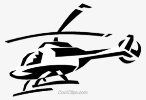 Helicopter Royalty Free Vector Clip Art Illustration - Helicopter
