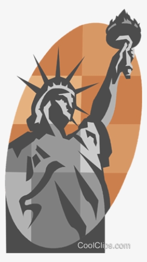 Statue Of Liberty Royalty Free Vector Clip Art Illustration - Illustration