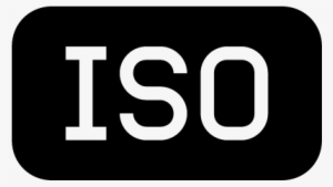 Iso File Interface Symbol Of Black Rounded Rectangle - Iso Simbolo