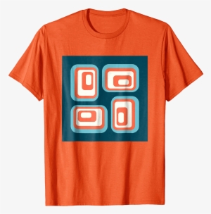 Mid Century Modern Rounded Rectangles T-shirt - Shirt