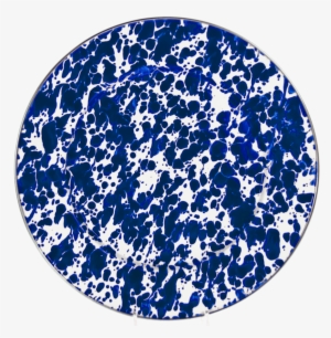 Cb07 Cobalt Blue Swirl Dinner Plate