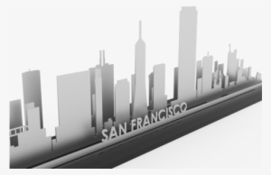 San Francisco Stainless Steel Skyline - San Francisco
