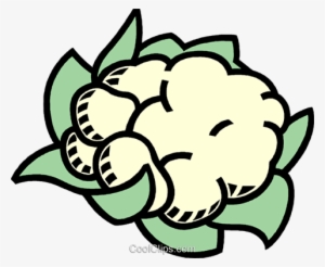 Cauliflower Royalty Free Vector Clip Art Illustration - Cauliflower Animated