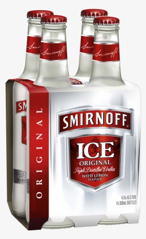 Smirnoff Ice Red Bottles 300ml 4 Pack - Smirnoff Ice 4 Pack