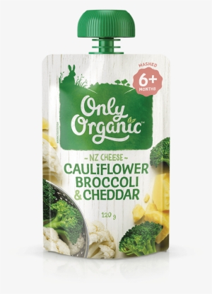 Only Organic Cauliflower+broccoli+cheddar