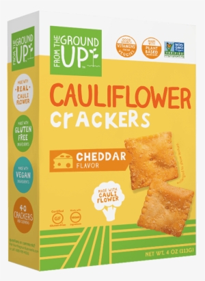 View - Ground Up Cauliflower Crackers