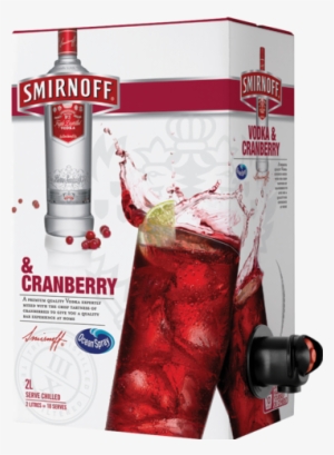 vodka & cranberry - smirnoff vodka and cranberry
