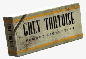 Cigarette Carton - Gray Tortoise Cigarettes Label