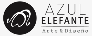 Logo Azul Elefante Horizontal - Book