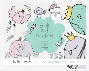 Birds And Feathers Clipart Collection 1-min - Bird