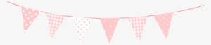 Free Scrap Pale Pink Bunting Png - Pink Bunting Transparent Background