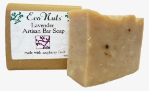 A Gentle Castile Body And Hand Bar Soap, Lightly Scented - Eco Nuts - Soap Nut Body Bar Lavender - 5.2 Oz.
