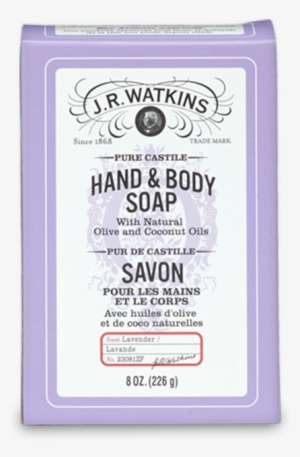 J. R. Watkins Pure Castile Bar Soap - Clary Sage