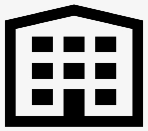 The Shape Is Mostly Square Except For The Top Where - Hospital Icon White Png