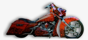 Custom Bagger Motorcycle Png
