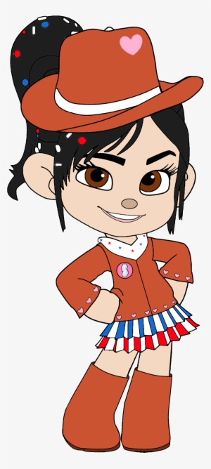 Vanellope As A Cowgirl With Cowgirl Hat - Vanellope Png
