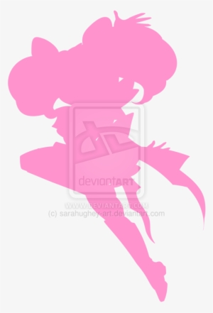 Sailor Chibimoon Silhouette By Sarahughey-art - Silueta De Sailor Chibi Moon