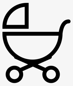 Baby Stroller Outline Of Side View Comments - Você Vai Ser Vovó