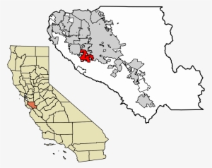Santa Clara County California Incorporated And Unincorporated - Unincorporated Areas Of Santa Clara County