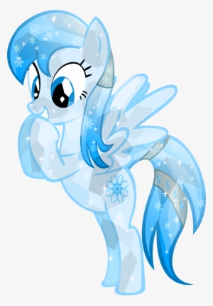 Crystal Frozen Snowflake By Brony On Deviantart - My Little Pony Crystal Ponies Pegasus