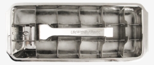 Stainless Steel Ice Cube Tray From Sky - Onyx Stainless Steel 18-slot Ice Cube Tray