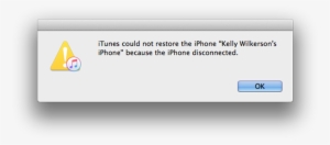 Itunes Could Not Restore The Iphone Because The Iphone - Itunes Error 14