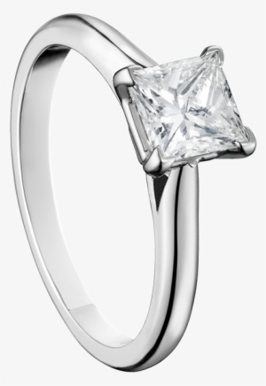 Cartier Princess Cut Engagement Ring - Cartier Princess Cut Engagement V Tip