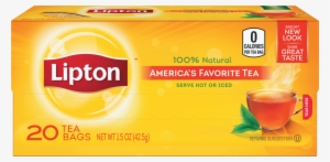 Lipton Tea Bag Box