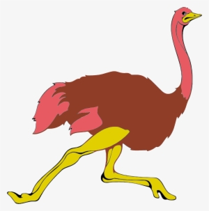 This Free Icons Png Design Of Running Ostrich