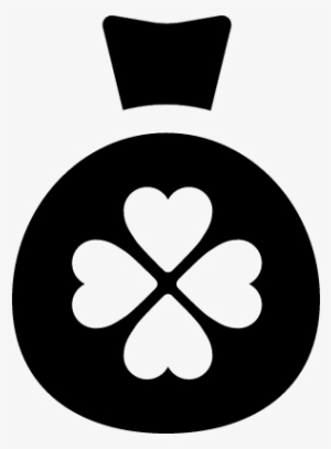 Medal With Four Leaf Clover Vector - Four-leaf Clover