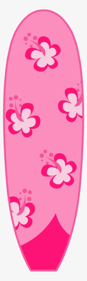 Minus Say Hobby Decor - Surfboard Pink Clipart