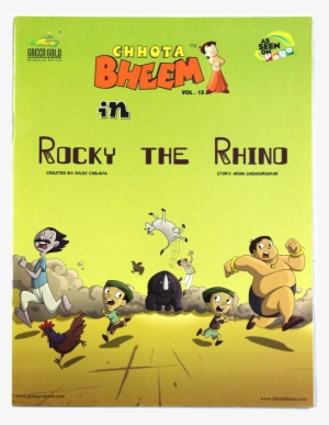 Chhota Bheem In Rocky The Rhino - Chhota Bheem In The Sword Vol 23 Paperback English