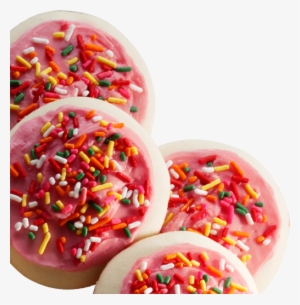 Spacer Line Pink Frosted Cookies - Lofthouse Cookies Transparent